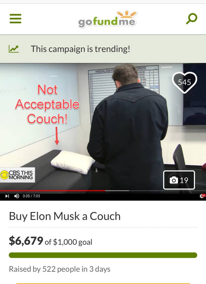 8 industries being disrupted by elon musk and his companies We Asked Some Of Elon Musk's Biggest Fans Why They Donated To Buy A Billionaire A Couch