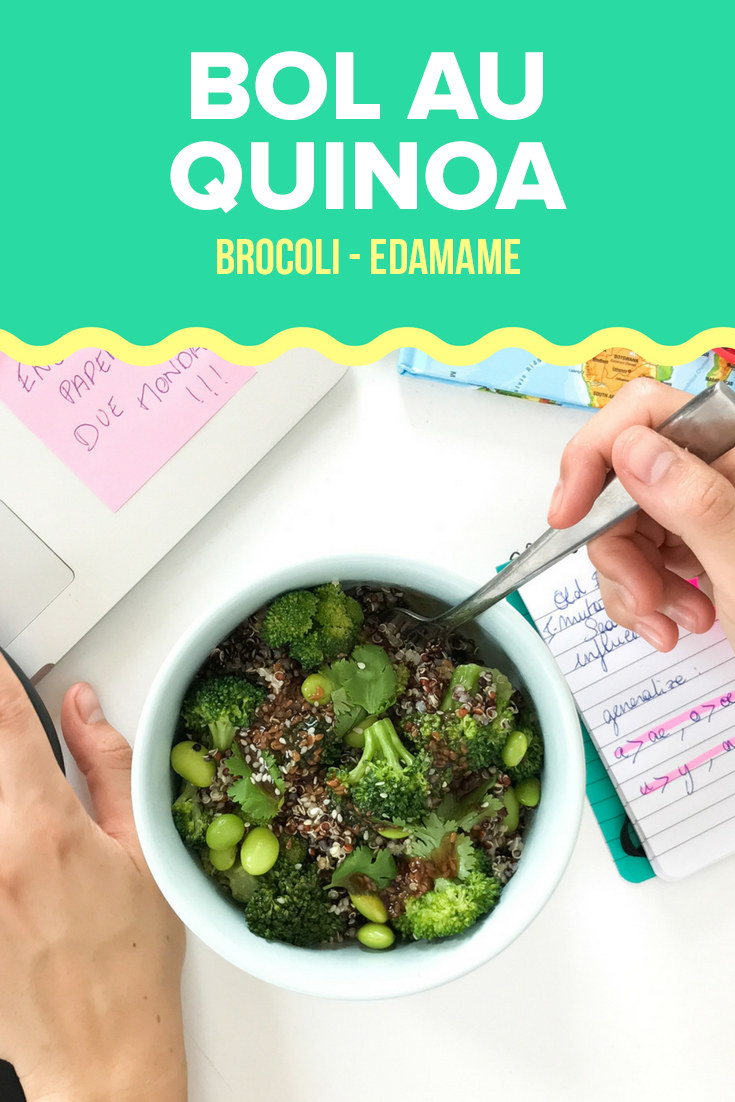 Faites le plein de protéines grâce au quinoa et aux edamame.