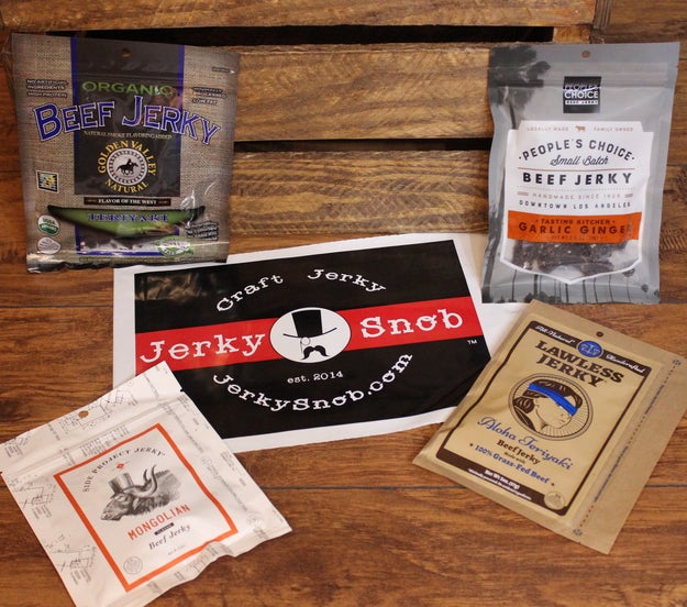 A four-pack of jerky that'll put a pretty big smile on your face if dried meat is your thang. Mmmmm.
