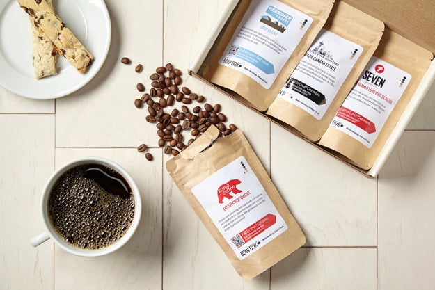 A four-pack of gourmet coffee samples for those with a love for coffee so serious, they basically need an IV of it. For now, this box can do the trick.