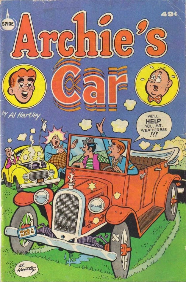 Anyways, I'm here for the whole damn ride in Archie's completely busted new car. BEEP BEEP.