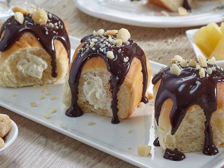 These creamy chocolaty pillows of pineapple goodness will leave you dreaming of Hawaiian sunsets. Find the recipe here.