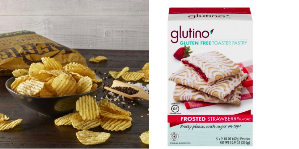 Glutino Toaster Pastry, Gluten Free, Apple Cinnamon Flavored, Cookies