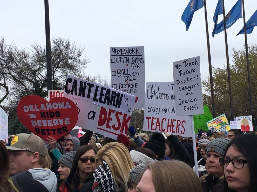 Thousands Of Teachers In Oklahoma And Kentucky Are On Strike