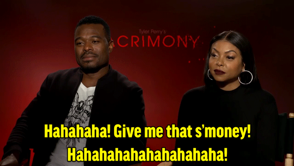 The impersonation starts at the 4:30 mark, and though it only lasts a few seconds, Taraji nails it: