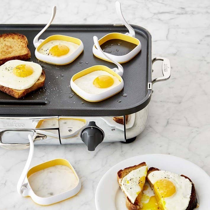  DIIG Egg Pan Non Stick Pancake Pan, 4-Cup Nonstick Egg Frying  Pan, Granite Mini Egg Cooker Pan for Breakfast, Small Egg Skillet Suitable  For Gas Stove & Induction Top: Home 