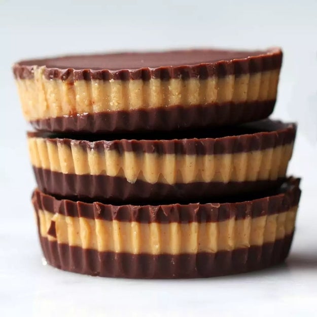 5-ingredient chocolate peanut butter cups because dessert is the most important meal of the day, and it doesn't have to be hard.