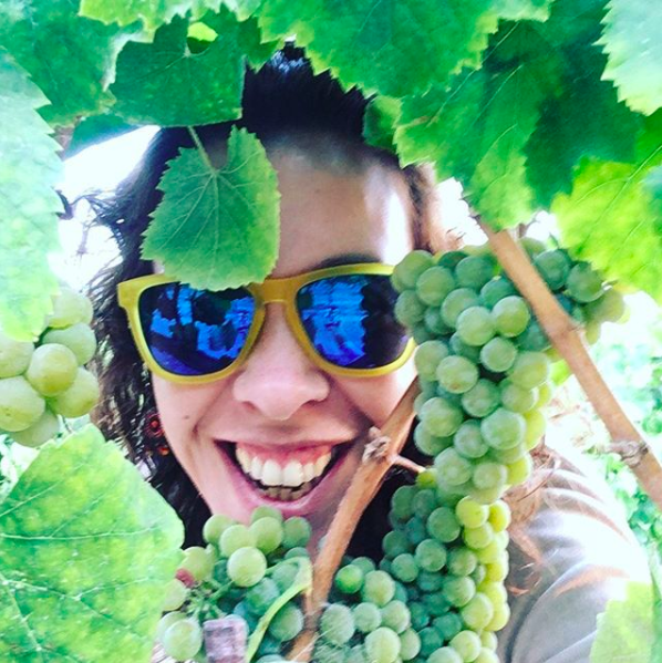 She's a Portugese-born, California-trained winemaker and mom of two young boys.