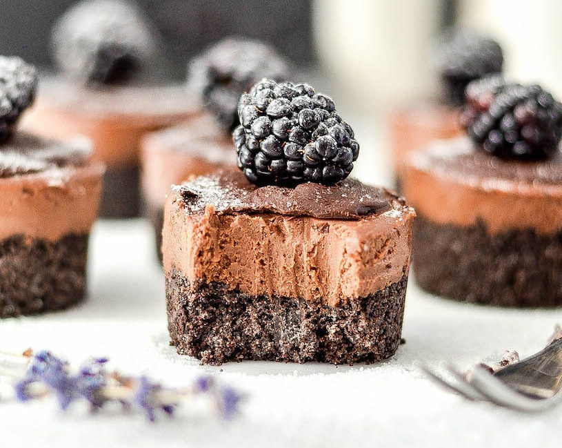 The creamiest chocolate layer sits on top of a crumble Oreo base. Get the recipe here.