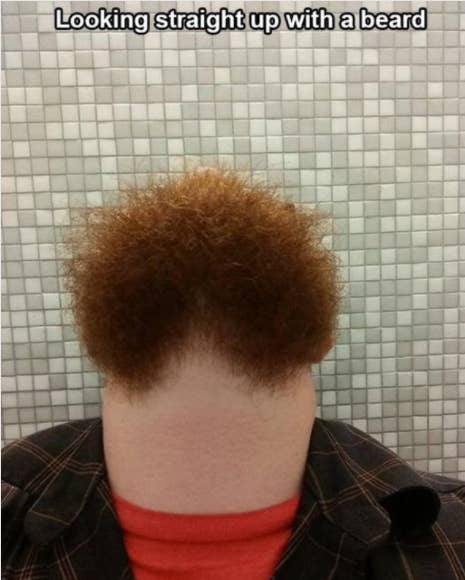 These Photos Of Bearded Men Looking Up Are Hilariously Weird