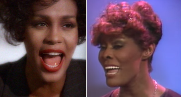 Whitney y Dionne cantando