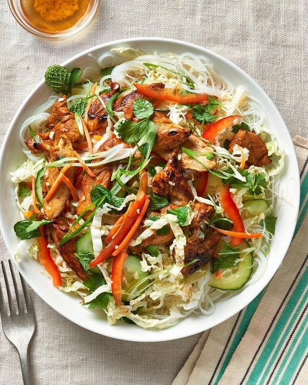Vietnamese-Style Chicken and Noodle Salad