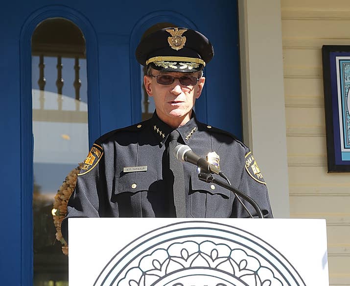 San Antonio Police Department Chief William McManus in San Antonio, 2015.