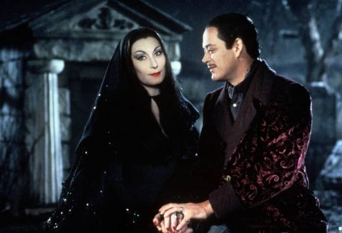 Morticia and Gomez Addams - The Ultimate #relionshipgoals couple.
