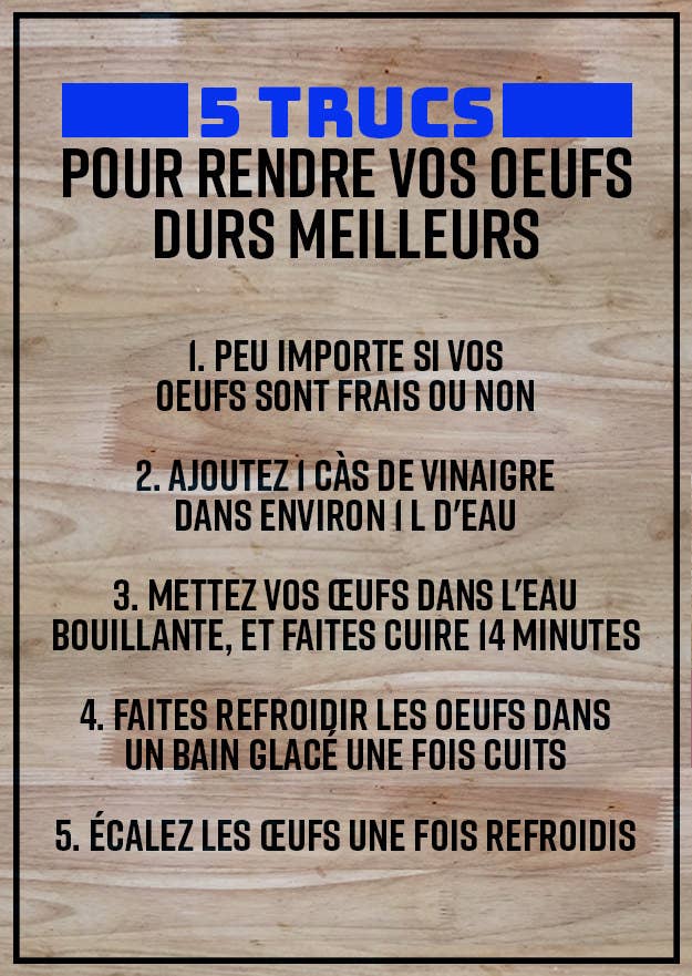 Le Truc le plus Simple pour Écaler un Œuf Dur cuit dans l'Eau