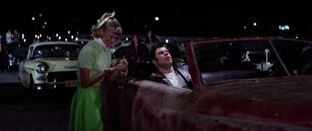 ...and it's so uncomfortable for her that she physically removes herself from the situation and throws his garbage ring back at him.