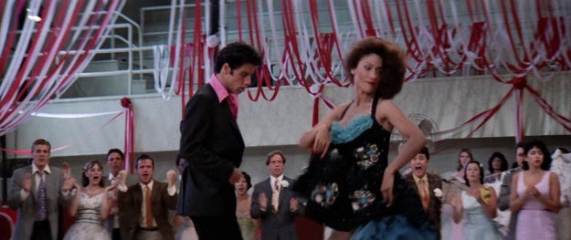 Except, once a fuckboy, always a fuckboy — Danny ruins a perfectly nice dance because he is physically incapable of resisting Cha Cha...