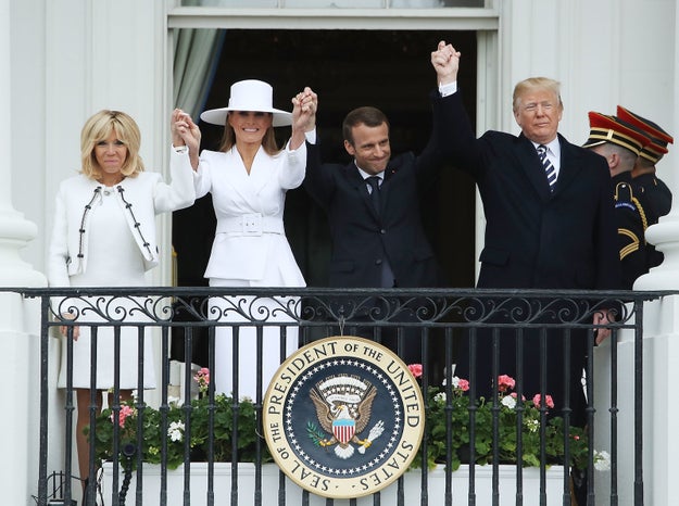 There was this picture on the White House balcony, where no two people had the same emotion on their face.