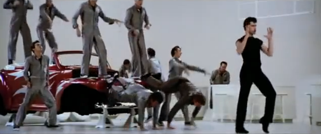 After all this goes down, we get a full song about how Danny Zuko's "pussy wagon" will make the "chicks cream." Cool, cool, cool.