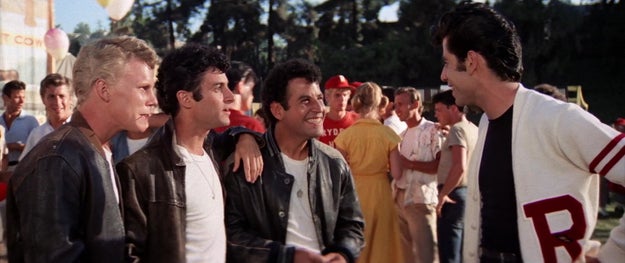 Meanwhile, Danny decides to undergo the MASSIVE change of — um, putting on a letterman sweater, I guess? Because his clothes will apparently help his shit personality.