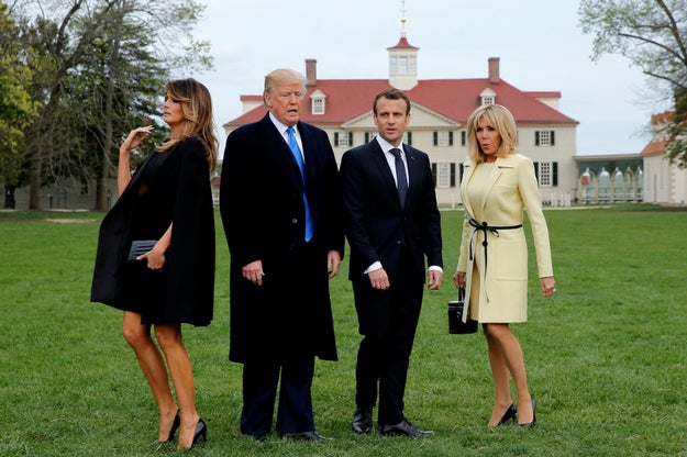 French President Emmanuel Macron is currently in the US visiting President Donald Trump as part of a state visit.