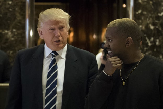 But then after Trump won, Kanye turned up randomly at Trump Tower during the transition to meet the then president-elect.
