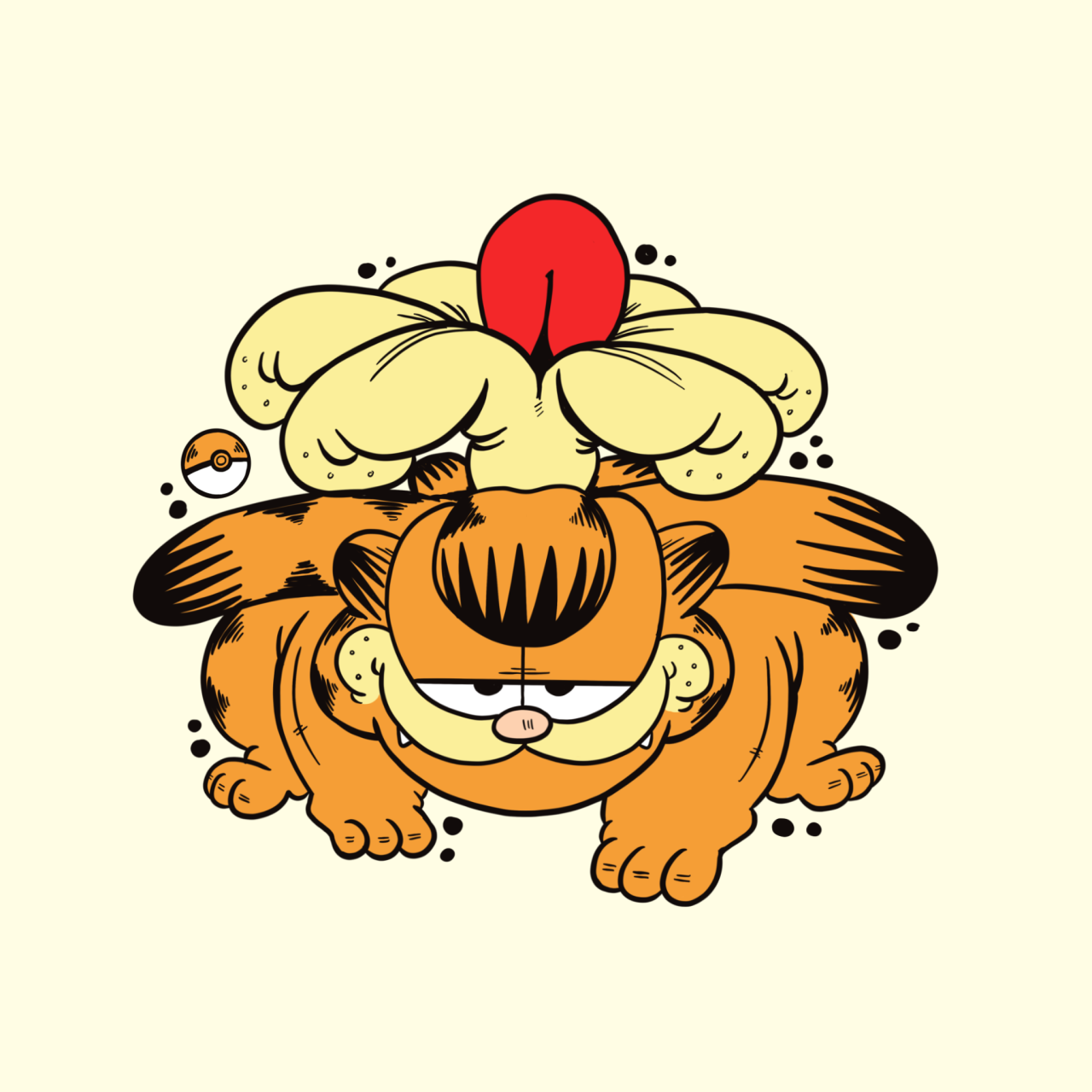 Garfemon Ditto Garfémon Is The Garfield-Pokémon Crossover You Didn't Know You Needed