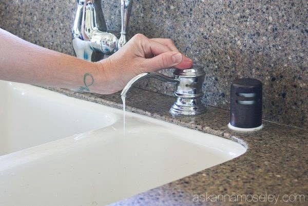 Under the Sink Soap Dispenser Hack • Refresh Living