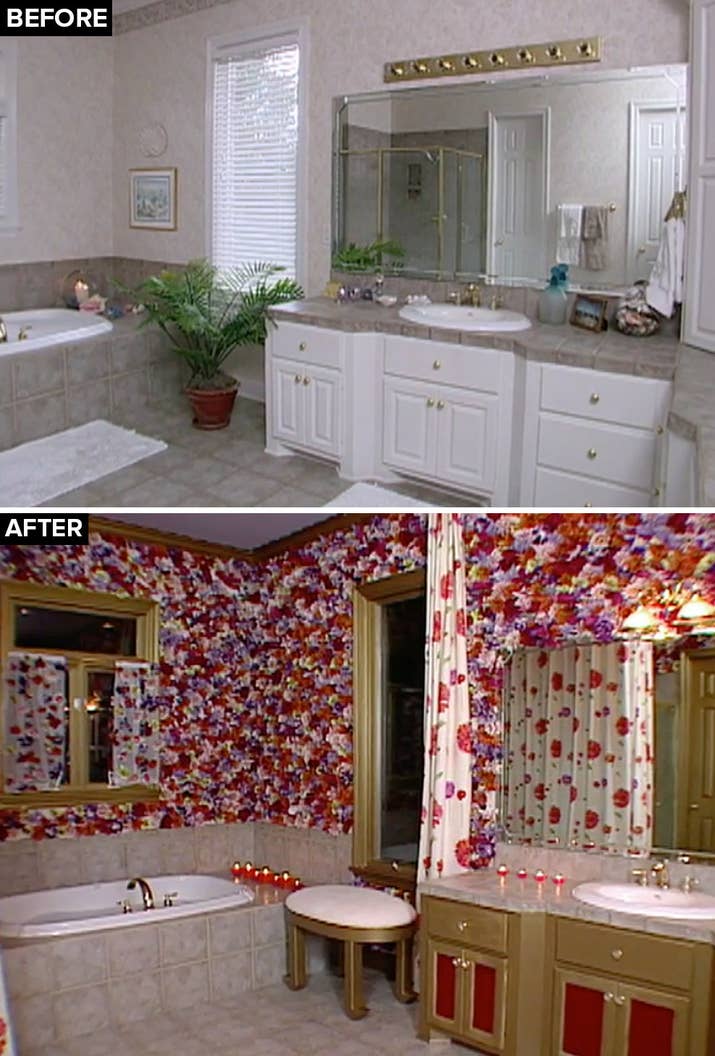 Designer&#x27;s explanation: &quot;All rooms look great with flowers.&quot;Owner&#x27;s review: &quot;There&#x27;s so many.&quot;My review: I don&#x27;t know where to begin? It is never explained whether the flowers are real or not. If they are, what happens when the flowers die?!