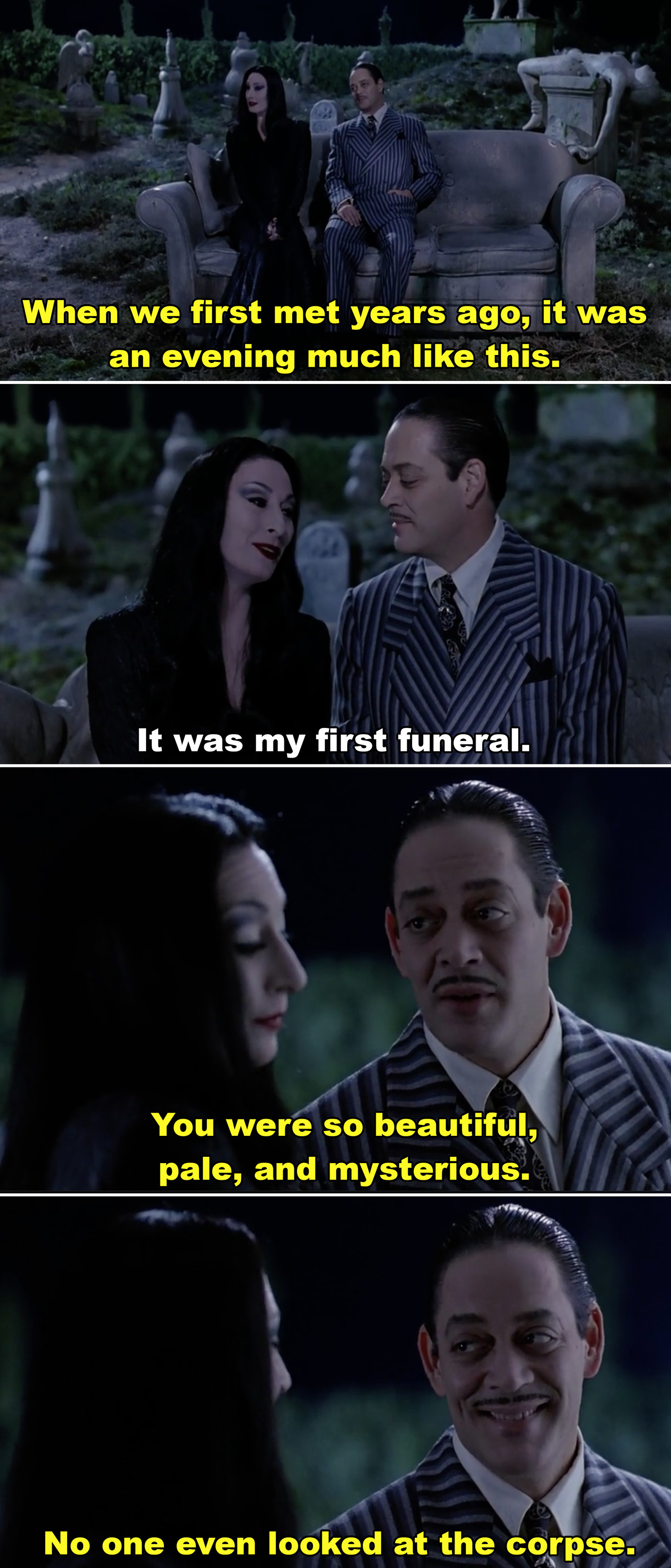 Addams family gomez morticia quotes