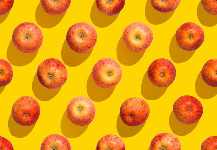 Apples are genetic hybrids and produce new genetic information onto their seedlings, which is why an apple&#x27;s seeds will not produce fruit similar to its parent. Most apple trees are created using grafting (taking a cutting from an existing tree and letting it grow roots and into another tree), so essentially all commercial apples are clones as opposed to siblings.