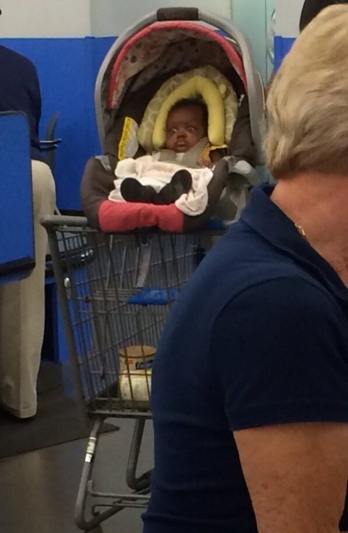 This infant who has clearly seen some shit.