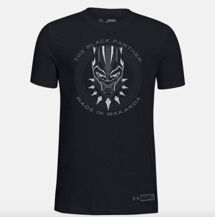 under armour black panther t shirt