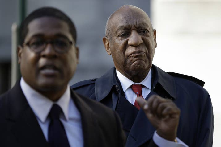 Bill Cosby arrives in court on April 26, 2018.