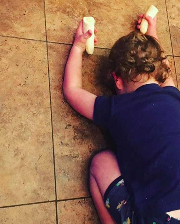 It might have been the time your kid had enough of your half-assed snack options: