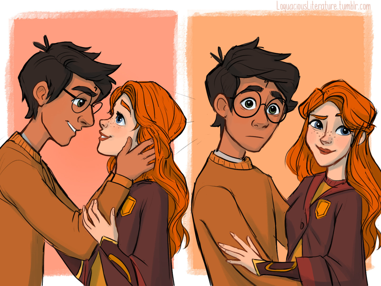 Sur tumblr, une illustratrice adapte Harry Potter en BD - Bubble BD, Comics  et Mangas