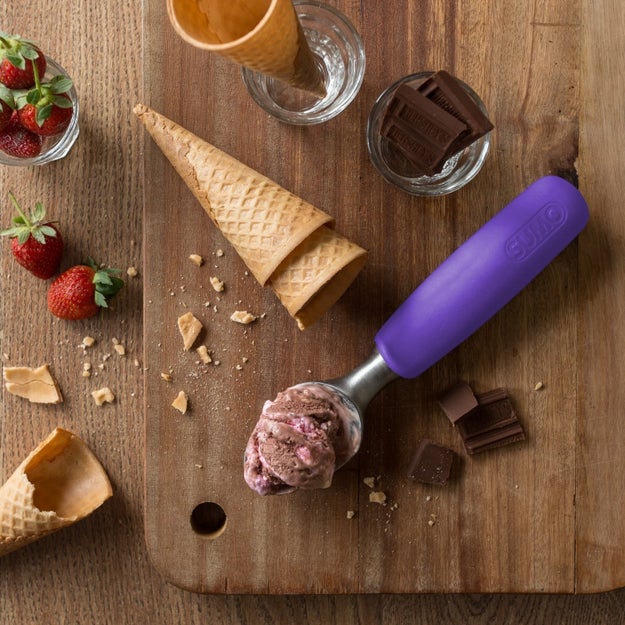 And a dishwasher-safe ice cream scoop with a no-slip handle to serve up that ice cream STAT.