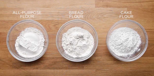 Next, we wanted to test different types of flour to see how it impacted the cookies.