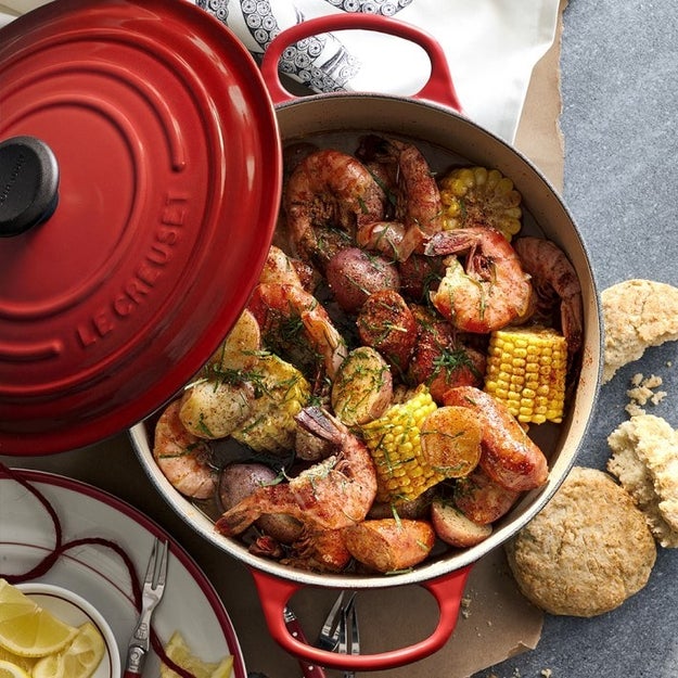 A Le Creuset Dutch oven because you like nice things and it'll look lovely in your Instagram feed. Also, it's great!