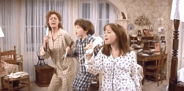 Maybe it was in Stepmom, when a cancer-stricken Susan Sarandon danced with her kids for one of the last times.