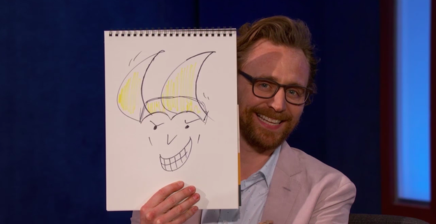 The past few nights, Jimmy Kimmel has been making the cast of Infinity War draw themselves for charity.