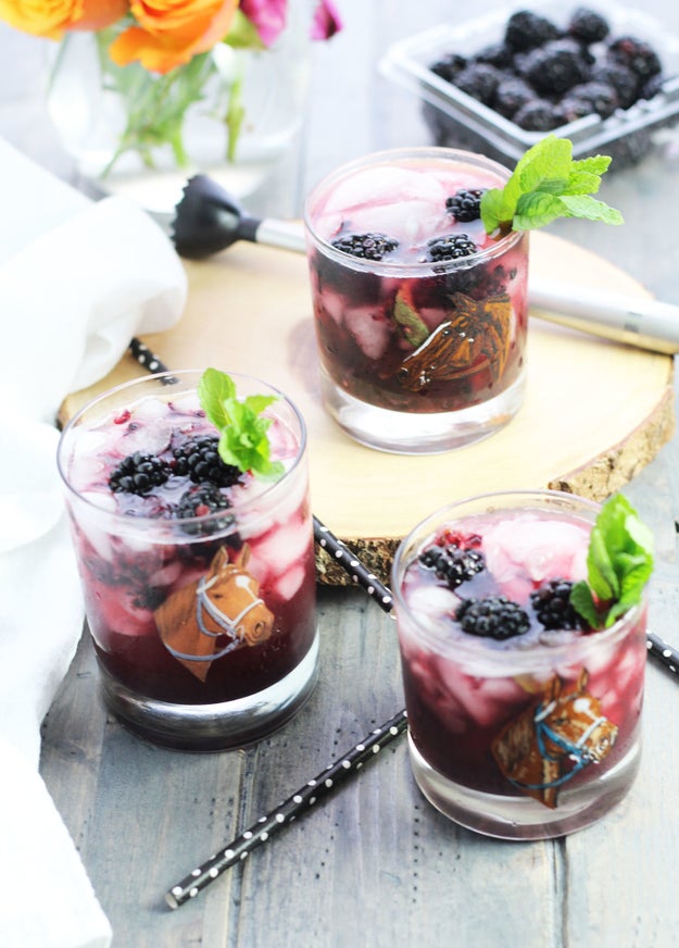Blackberry Mint Juleps