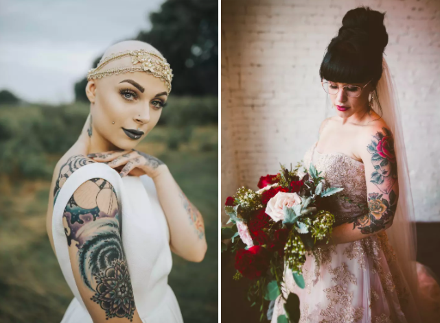 Tattooed brides are pretty in ink thanks to Allebach Photography –  thereporteronline