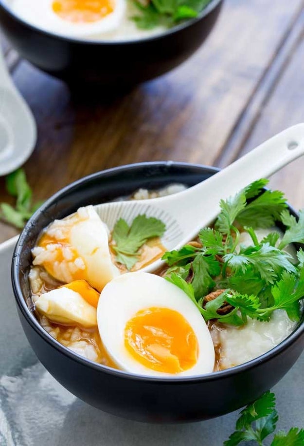 Rice Porridge with Eggs