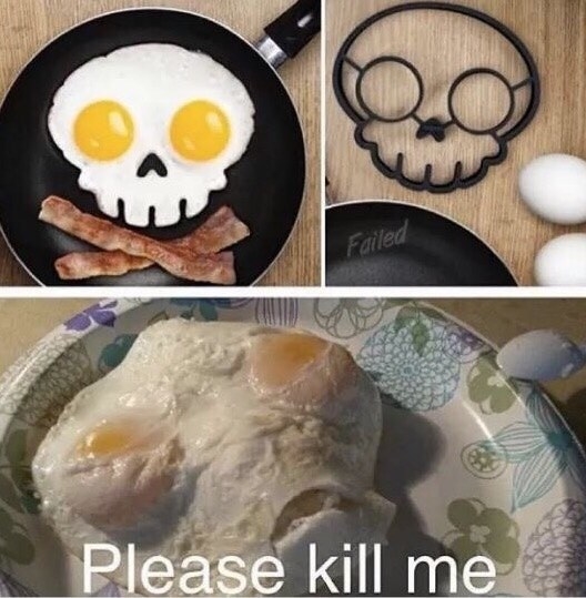 This spooky omelette: