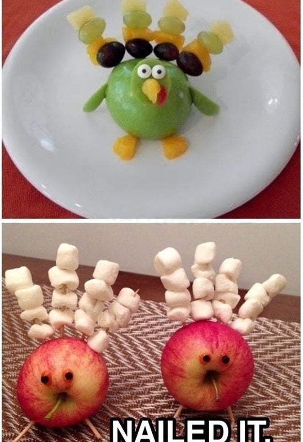 These petrified apple turkeys: