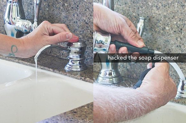 Home hack: Never Refill the Dish Soap Dispenser Again! – This American House
