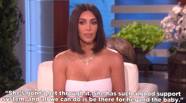 Kim finished by saying that she thinks Khloé just needs a minute to herself and has the support of the whole family.