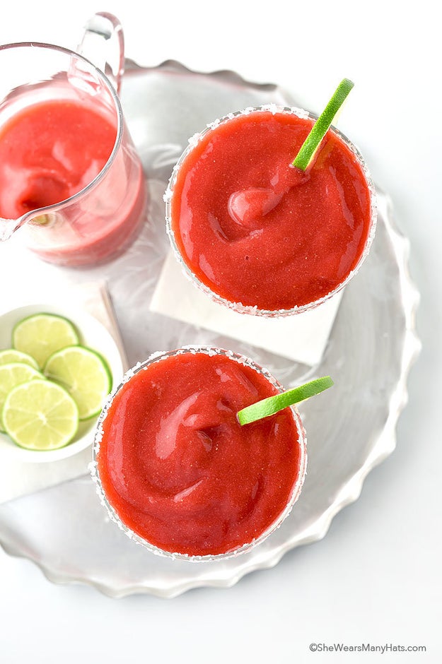 Frozen Strawberry Margaritas