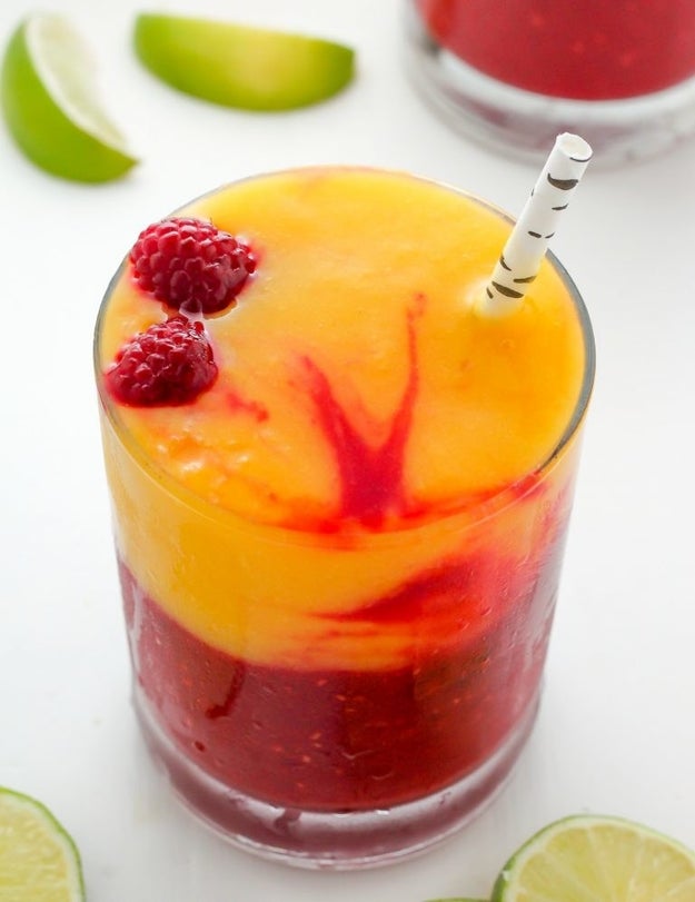 Raspberry Mango Margaritas